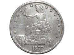 VERY UNIQUE TRADE BOX OPIUM TRADE DOLLAR 1877-S READ DESCRIPTION
