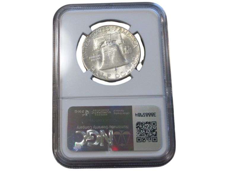 1949-S Franklin Half Dollar MS 64 NGC Graded