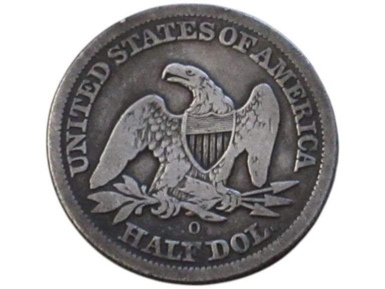 1856 O Seated Liberty Half Dollar