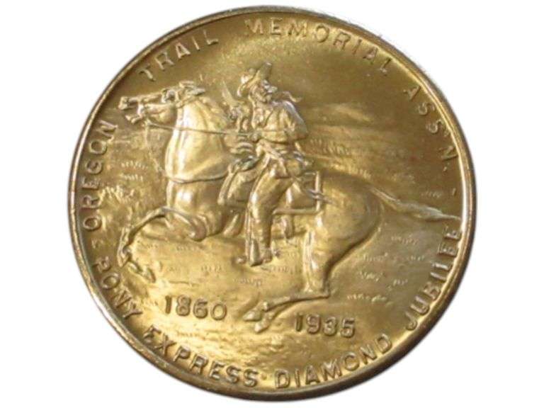 1935 Oregon Trail Memorial Association Pony Express Diamond Jubilee