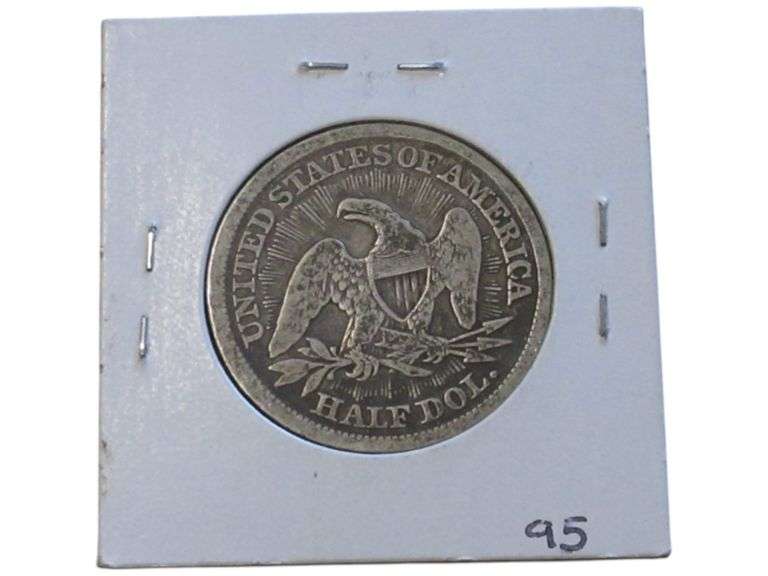 1853 Seated Liberty Half Dollar with Arrows & Rays - VG8