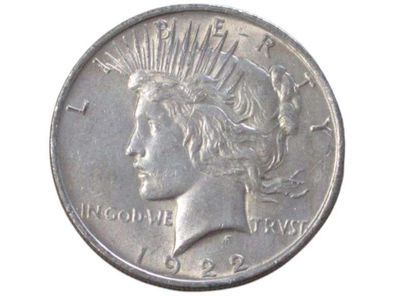 1922 Peace Silver Dollar  - Collectible US Currency