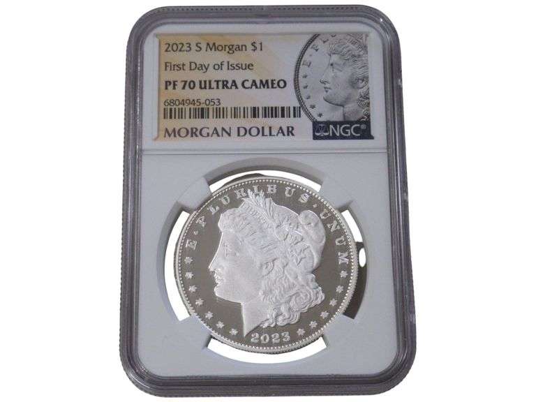 2023 S Morgan Dollar NGC PF 70 Ultra Cameo First Day of Issue