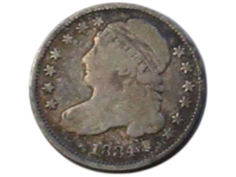 1834 Capped Bust Dime