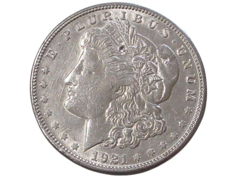 1921 S Morgan Silver Dollar  - Collectible U.S. Currency