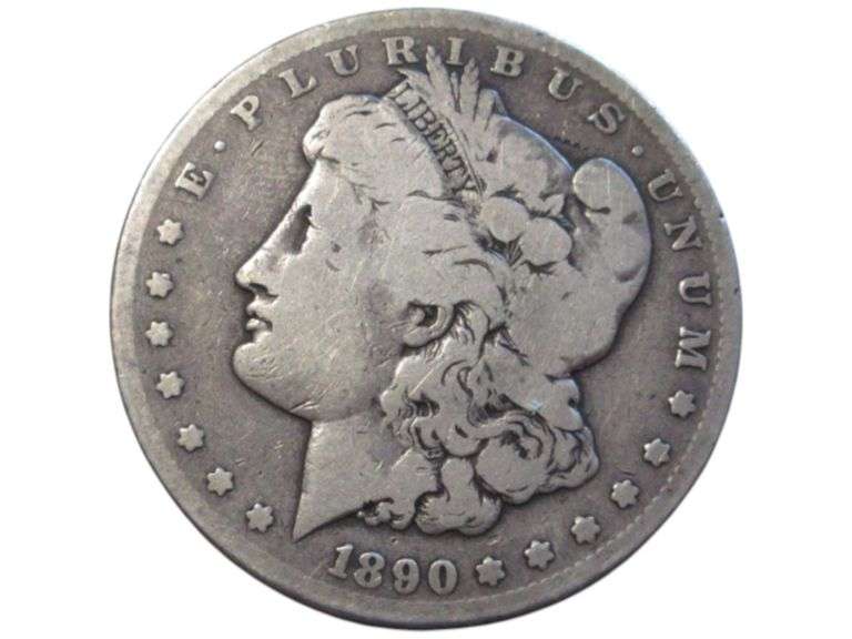 $1 1890 CC Carson City Morgan Silver Dollar
