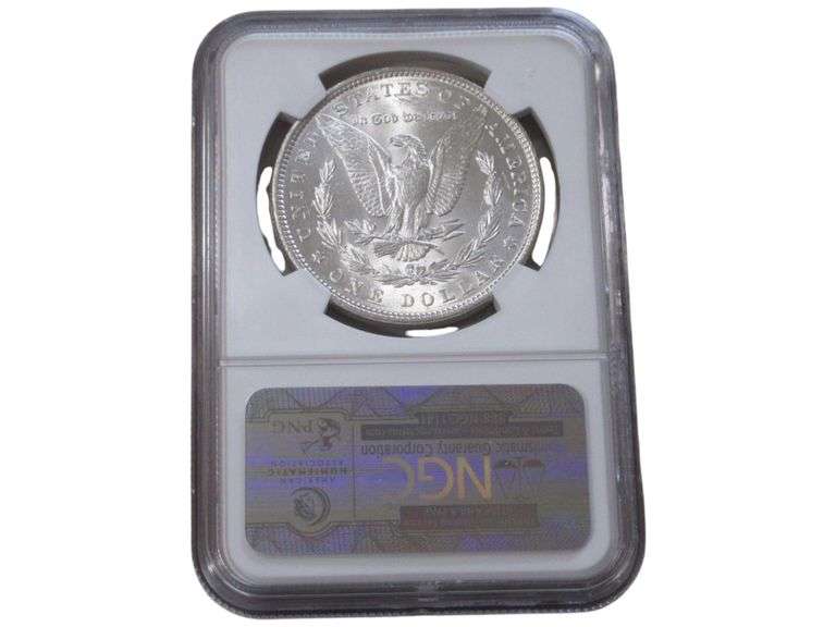 1886 Morgan Silver Dollar NGC MS62 Certified