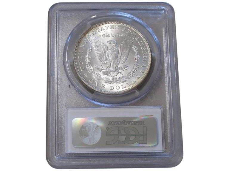 1885 Morgan Silver Dollar PCGS MS64+ Graded