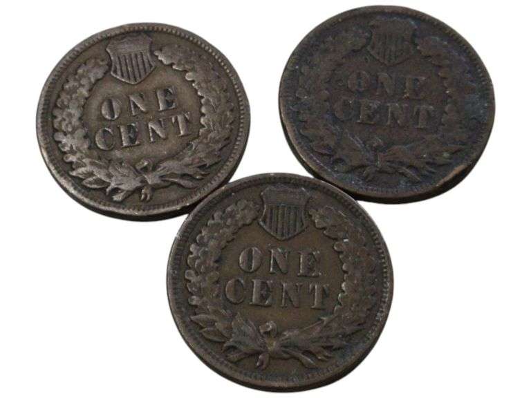 1909 Indian Head Pennies - Lot of 3