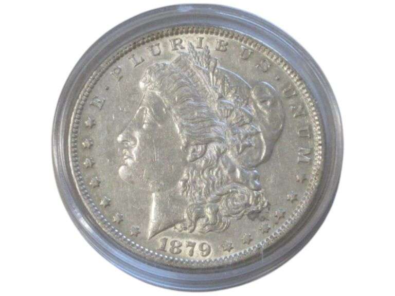 1879 Morgan Silver Dollar  in Protective Case