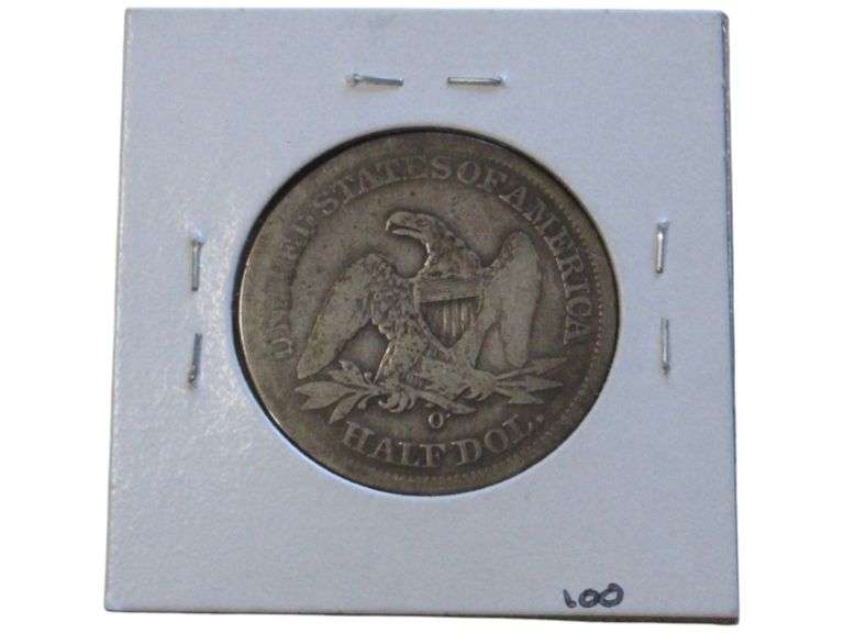 1854-O Seated Liberty Half Dollar  - Small Letters, VG10
