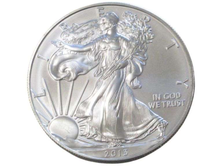 2013 American Silver Eagle Dollar  - .999 Fine Silver
