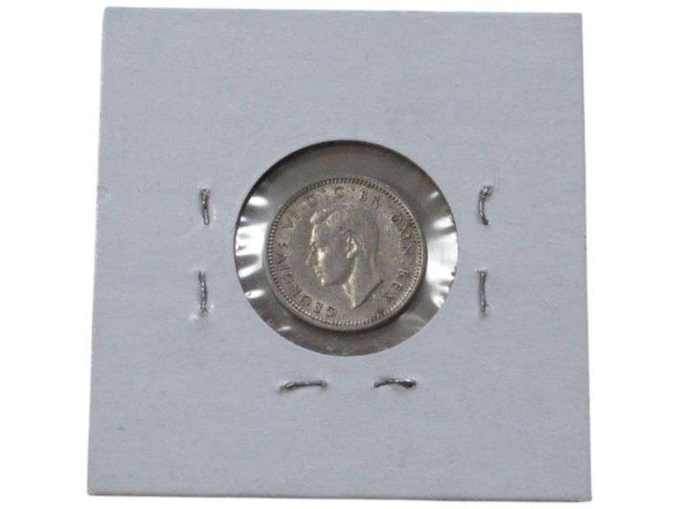 1943 Great Britain Silver Threepence  KM848