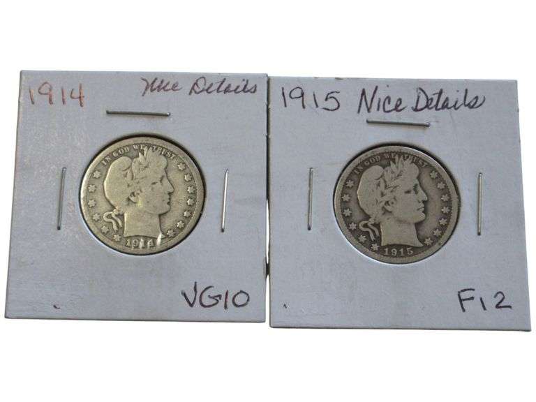 1914 1915 BARBER QUARTER