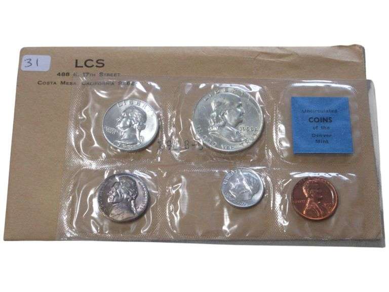 1958 Uncirculated  Set from Denver Mint - Original Packaging
