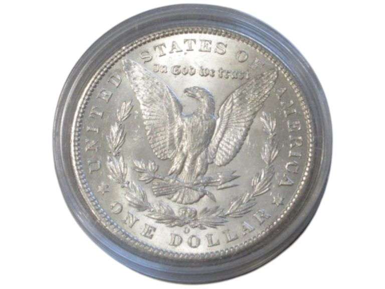1901O BU  Morgan Silver Dollar  in Protective Case