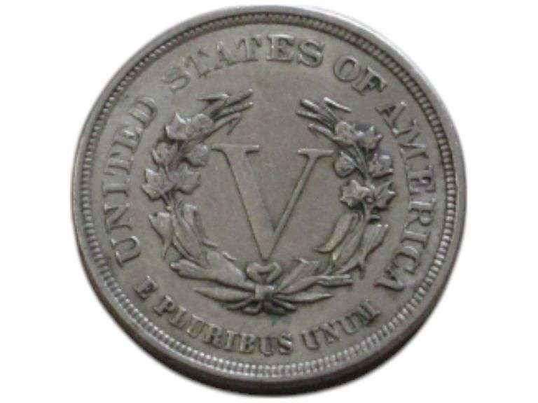 1883 V NICKEL NO CENT
