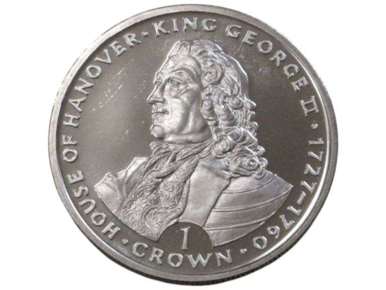 House of Hanover King George II Commemorative  - 1 Crown 1727-1760