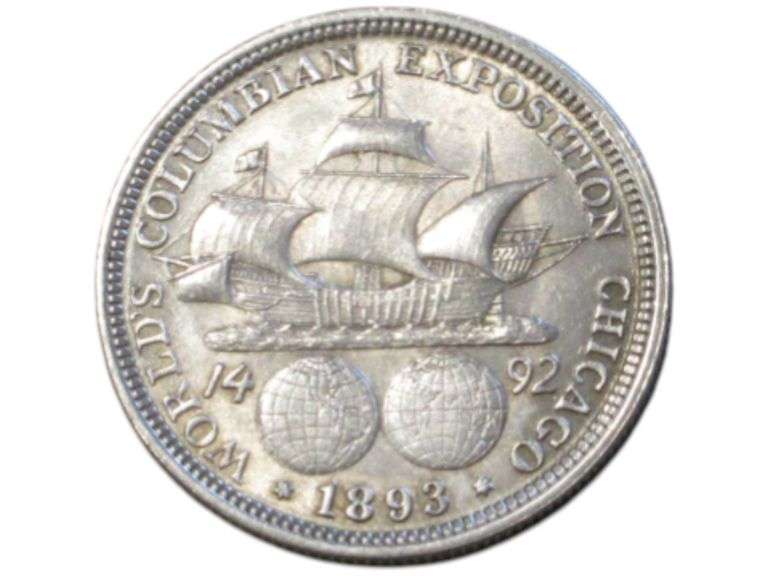 1893 Columbian Exposition Half Dollar  - U.S. Silver Commemorative