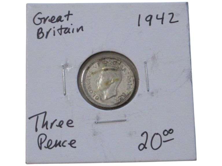 1942 Great Britain Three Pence