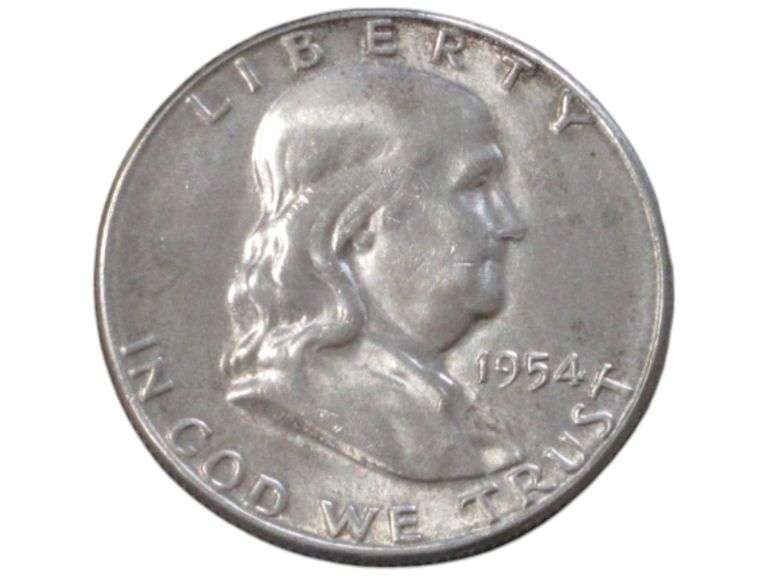 1954 S Franklin Half Dollar  - Liberty Series