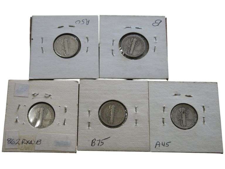 MERCURY DIME LOT EARLY DATES