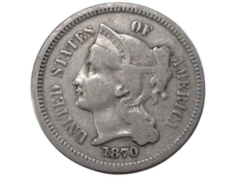 1870 3 Cent Piece