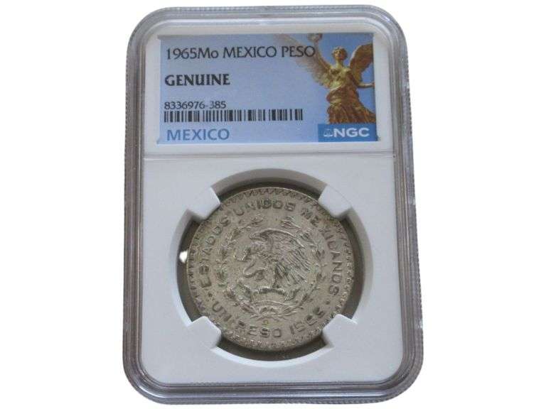 1965 MEXICO PESO NGC