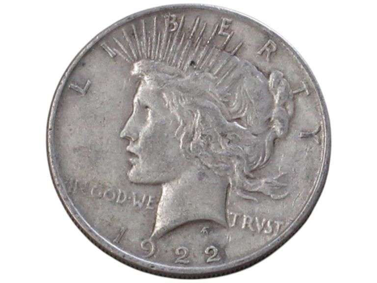 1922 Peace Silver Dollar