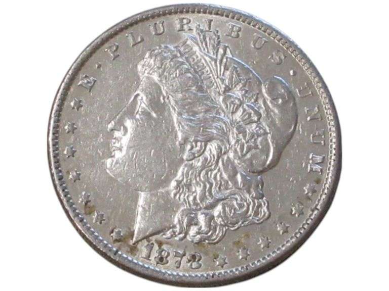 1878 S Morgan Silver Dollar  - Early American Currency
