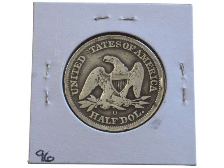 1854-O SEATED HALF DOLLAR