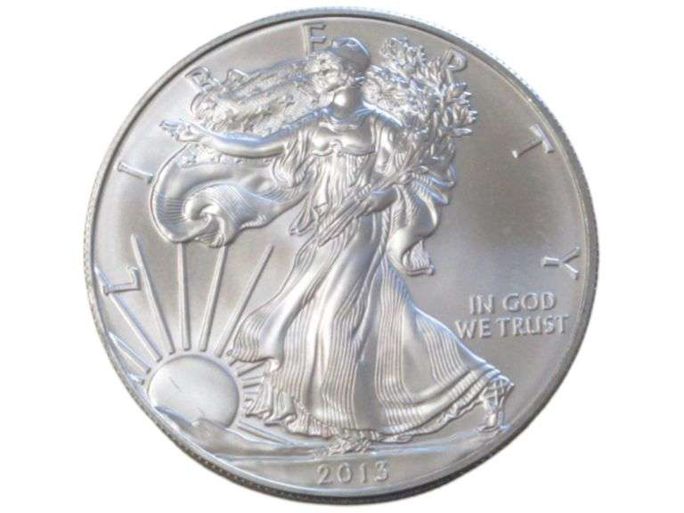 2013 American Silver Eagle  - 1 oz .999 Fine Silver - In God We Trust