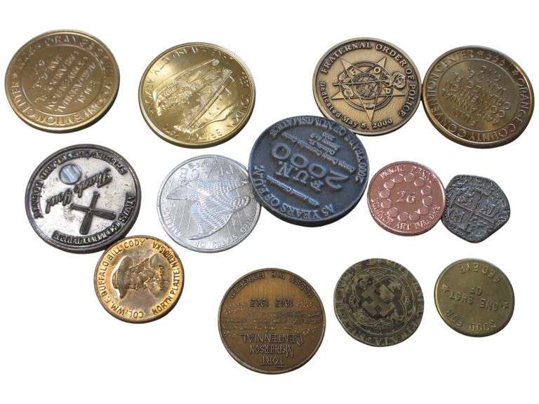Token Medal Lot Various