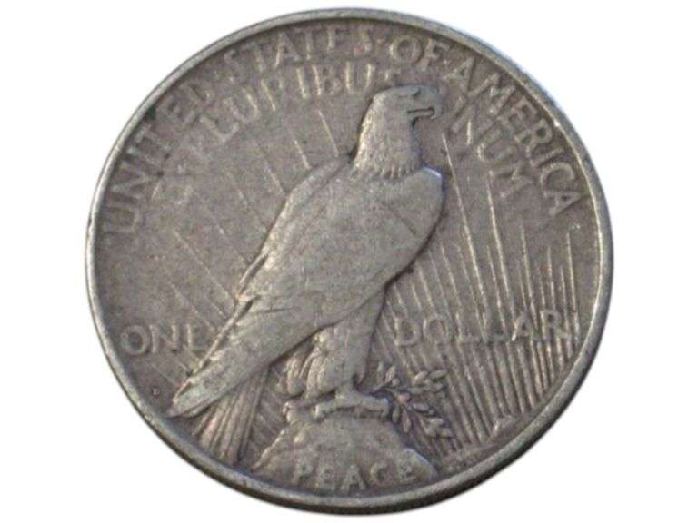 1922 D Peace Silver Dollar