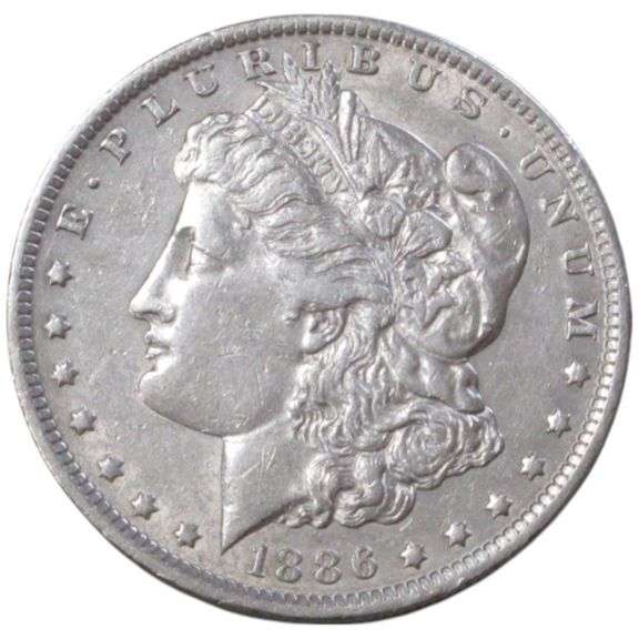 $1 1886-O MORGAN SILVER DOLLAR