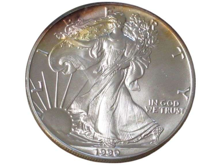 1990 American Silver Eagle  - Brilliant Uncirculated
