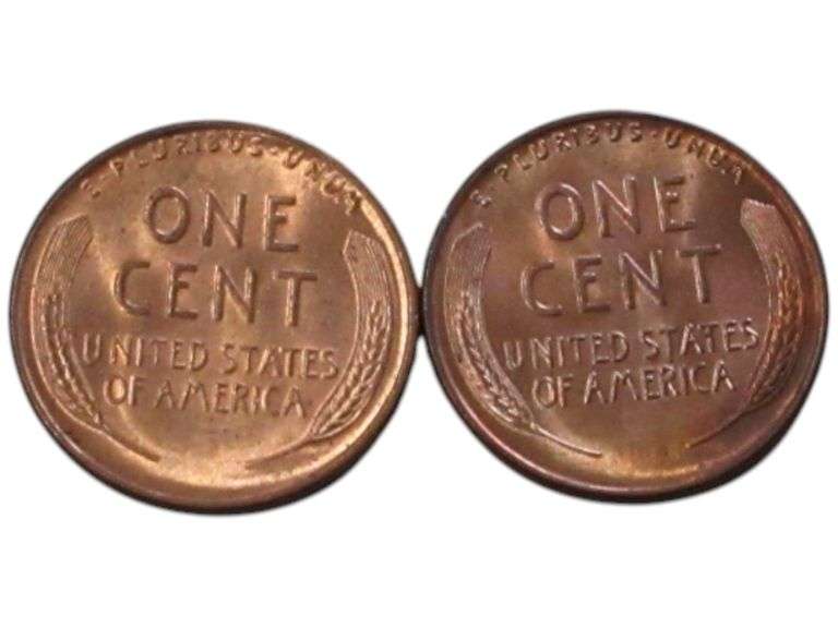 1927 and 1928 Lincoln Wheat cent Set