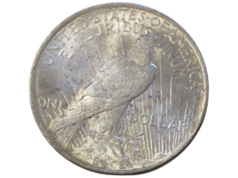 1924 Peace Silver Dollar  - Vintage Collectible Currency