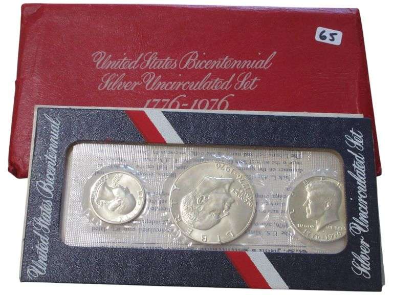 1976 U.S. Bicentennial Silver Uncirculated  Set 1776-1976