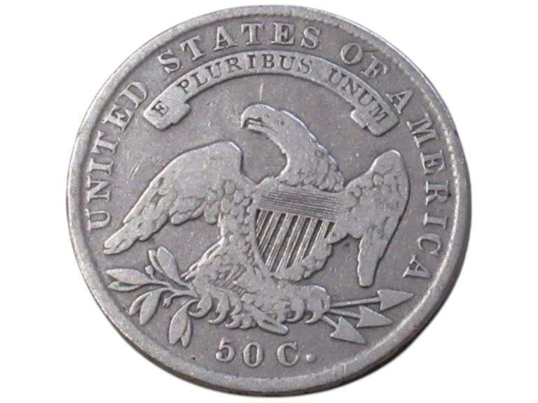 1835 Capped Bust Half Dollar Silver