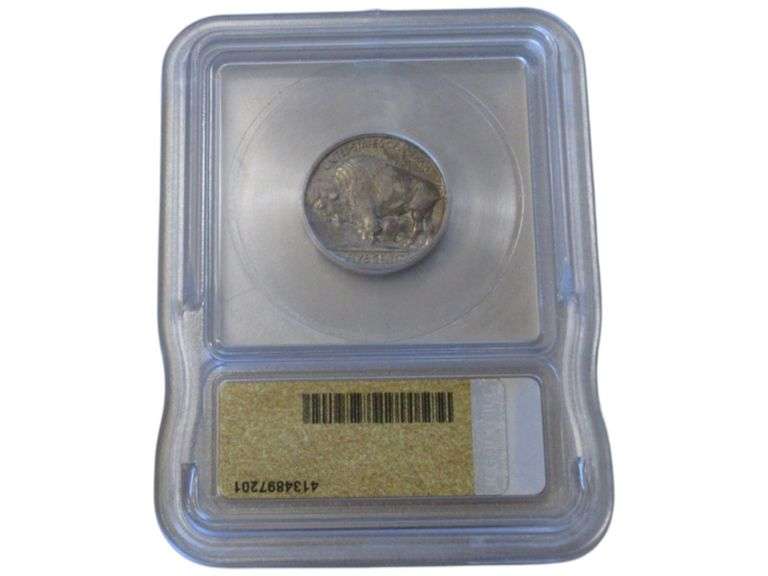 1919 Buffalo Nickel 5C - ICG VF30 Details