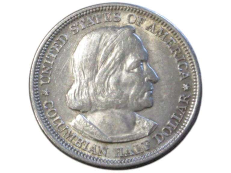 1893 Columbian Exposition Half Dollar  - U.S. Silver Commemorative