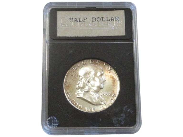 1957 PROOF FRANKLIN HALF