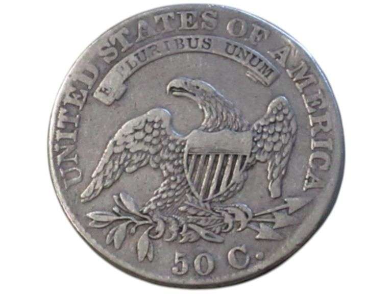 1832 Capped Bust Half Dollar  - Antique U.S. Silver Currency