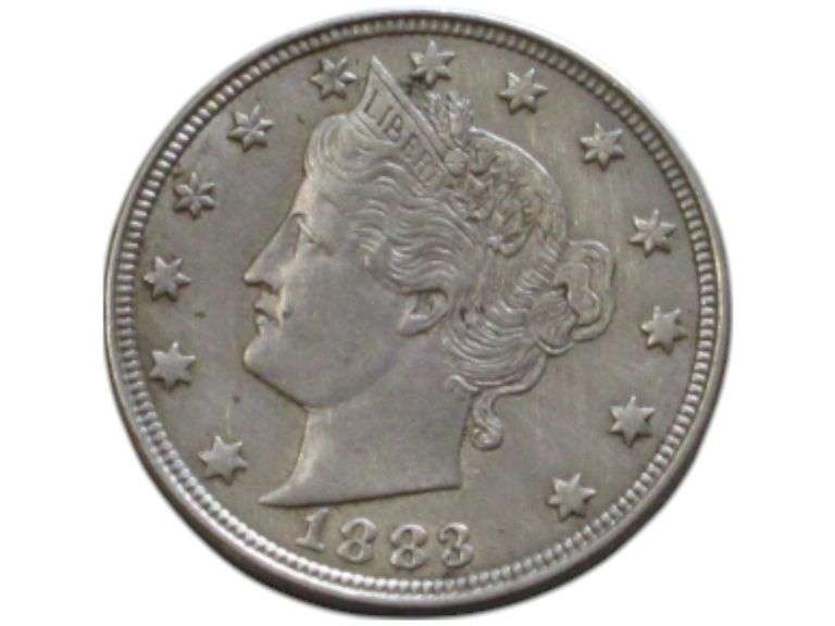1883 NO CENT LIBERTY NICKEL