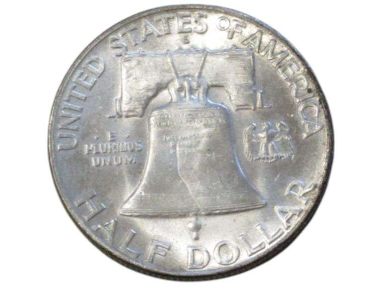 1949 S Franklin Half Dollar  - Vintage Collector's Item