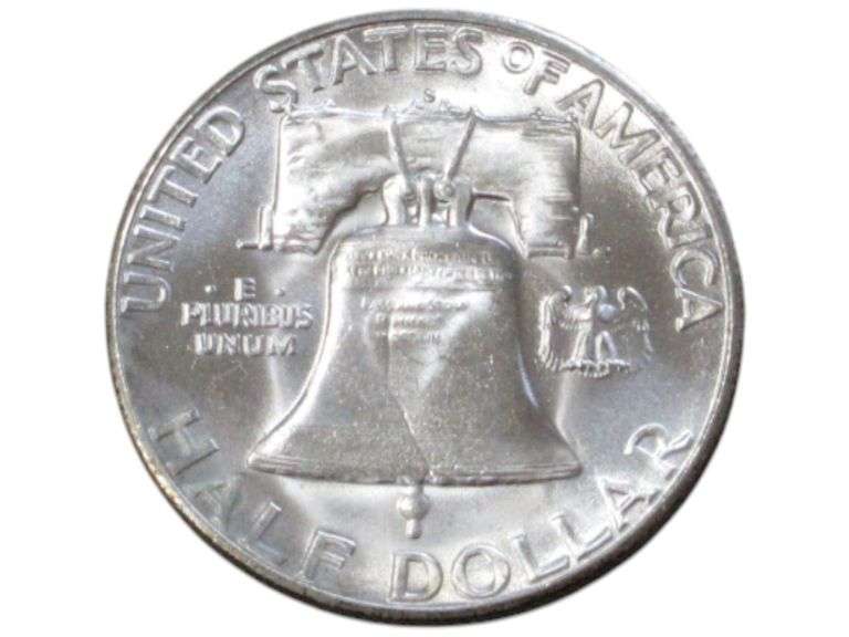 1951 S Franklin Half Dollar Silver