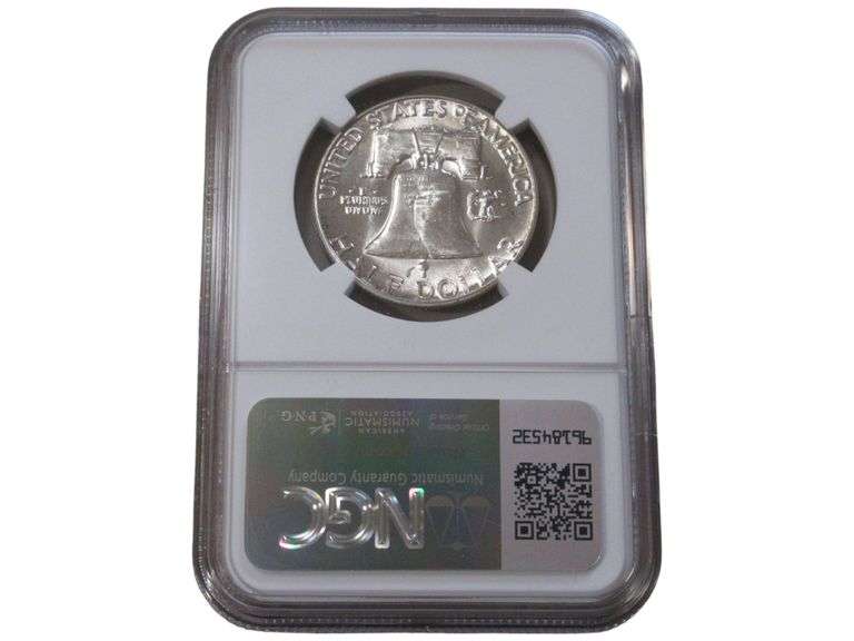 1961 Franklin Half Dollar NGC MS64