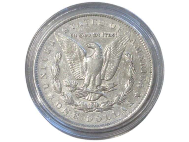 1891 Morgan Silver Dollar  in Protective Case