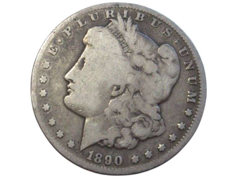 $1 1890 CC Carson City Morgan Silver Dollar